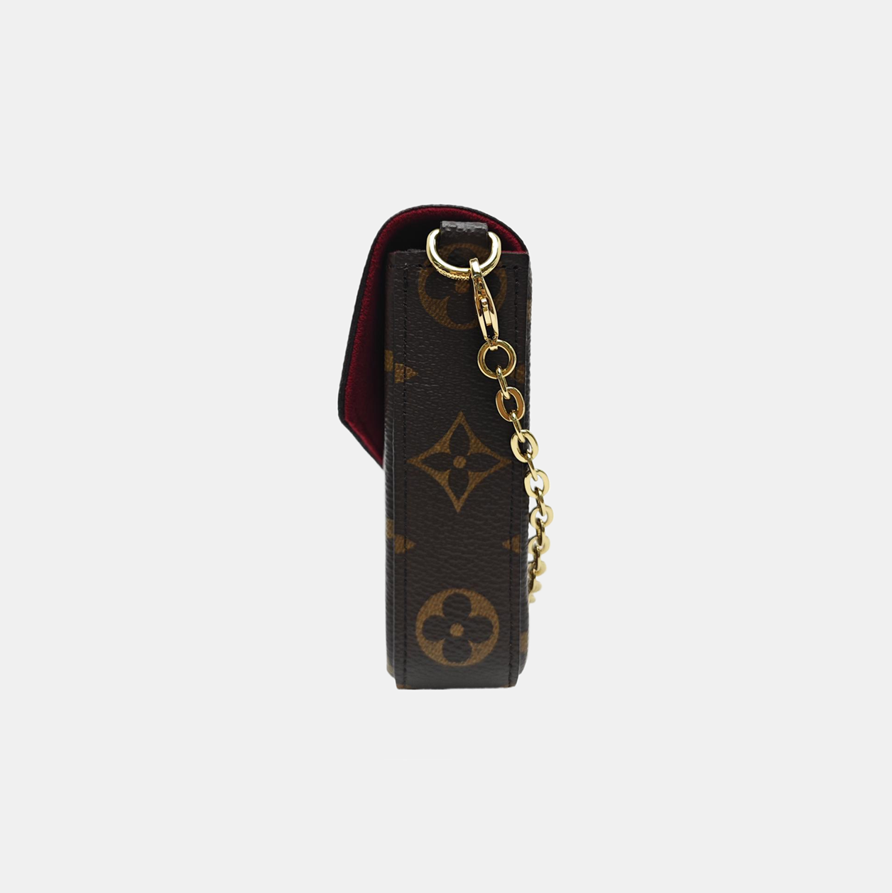 FÉLICIE Monogram Coated Canvas Brown