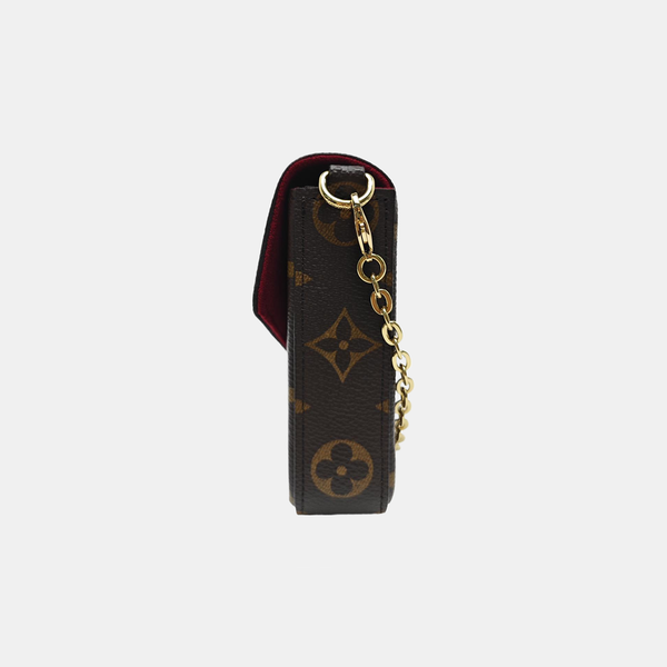 FÉLICIE Monogram Coated Canvas Brown