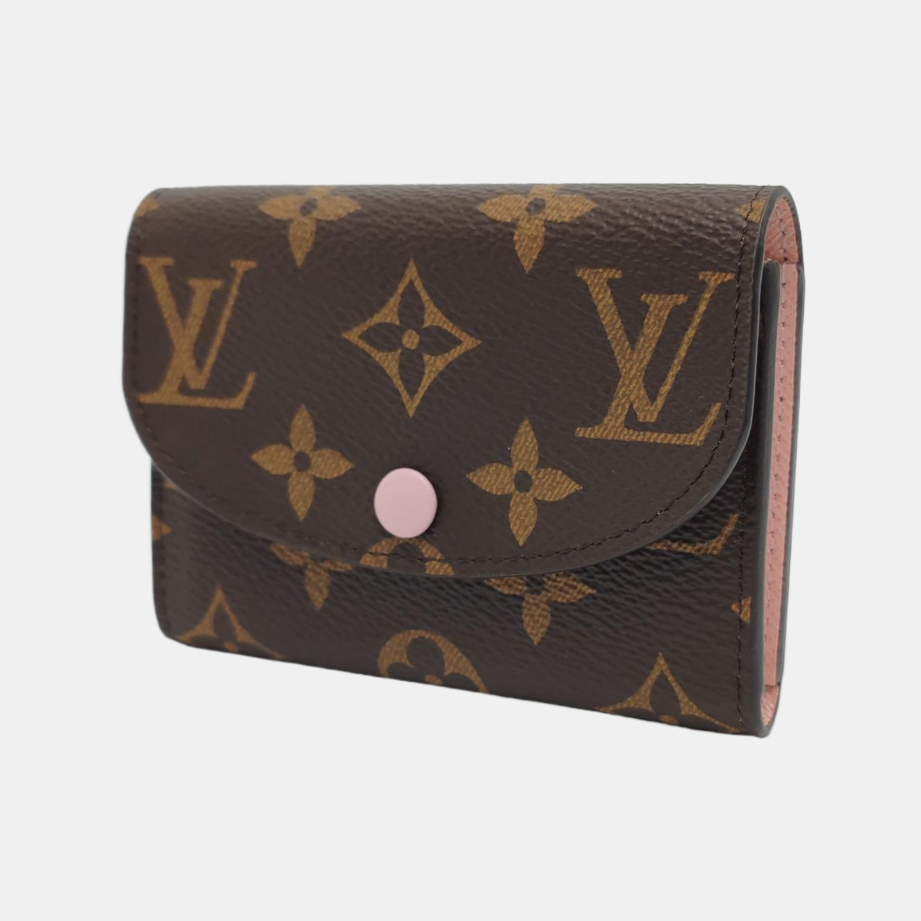 ROSALIE Monogram Coated Canvas Brown Wallet