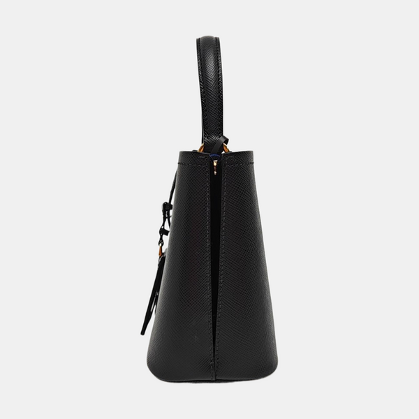 Panier Small Saffiano Calfskin Black