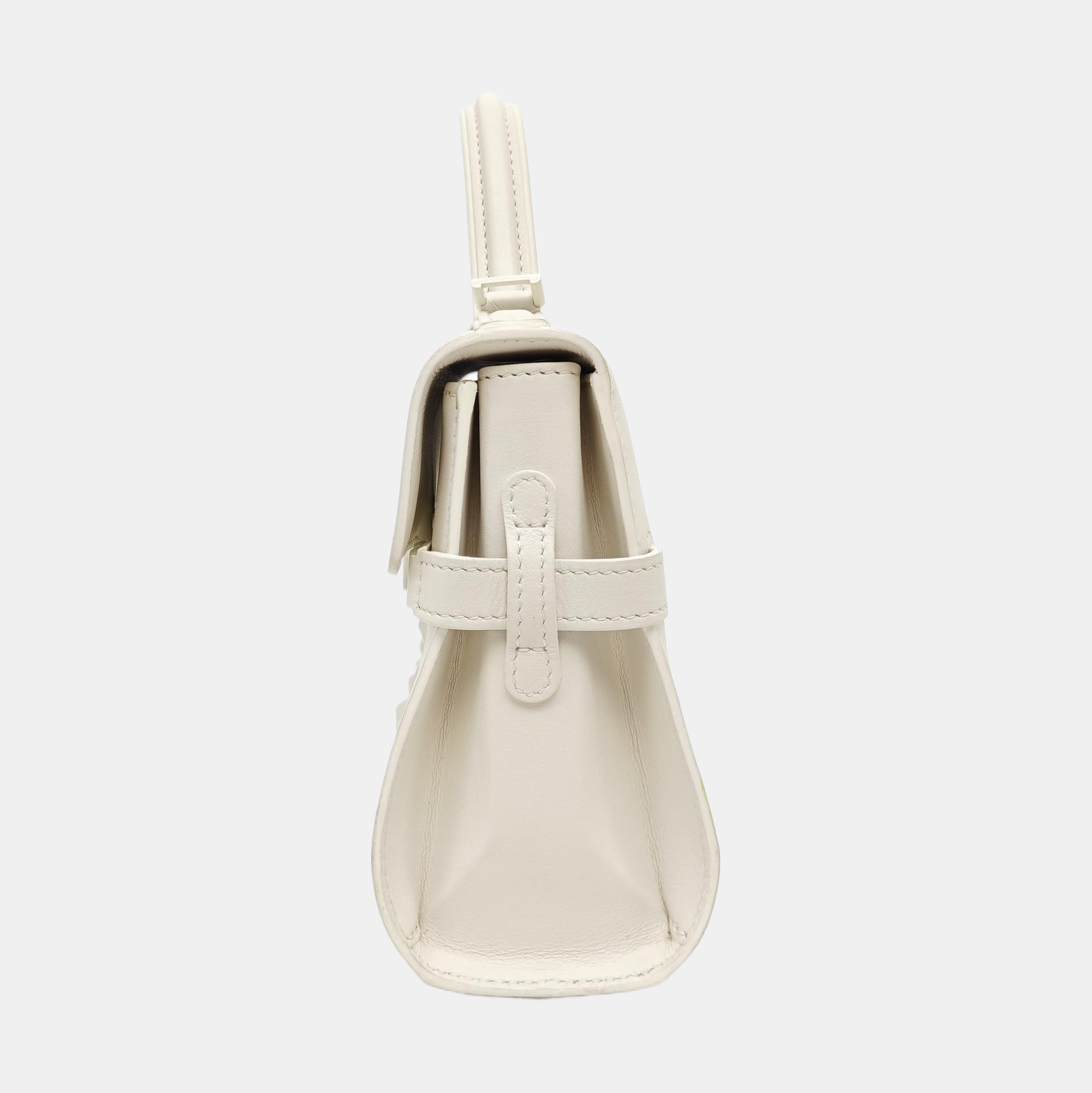 Tempête Small Calfskin White