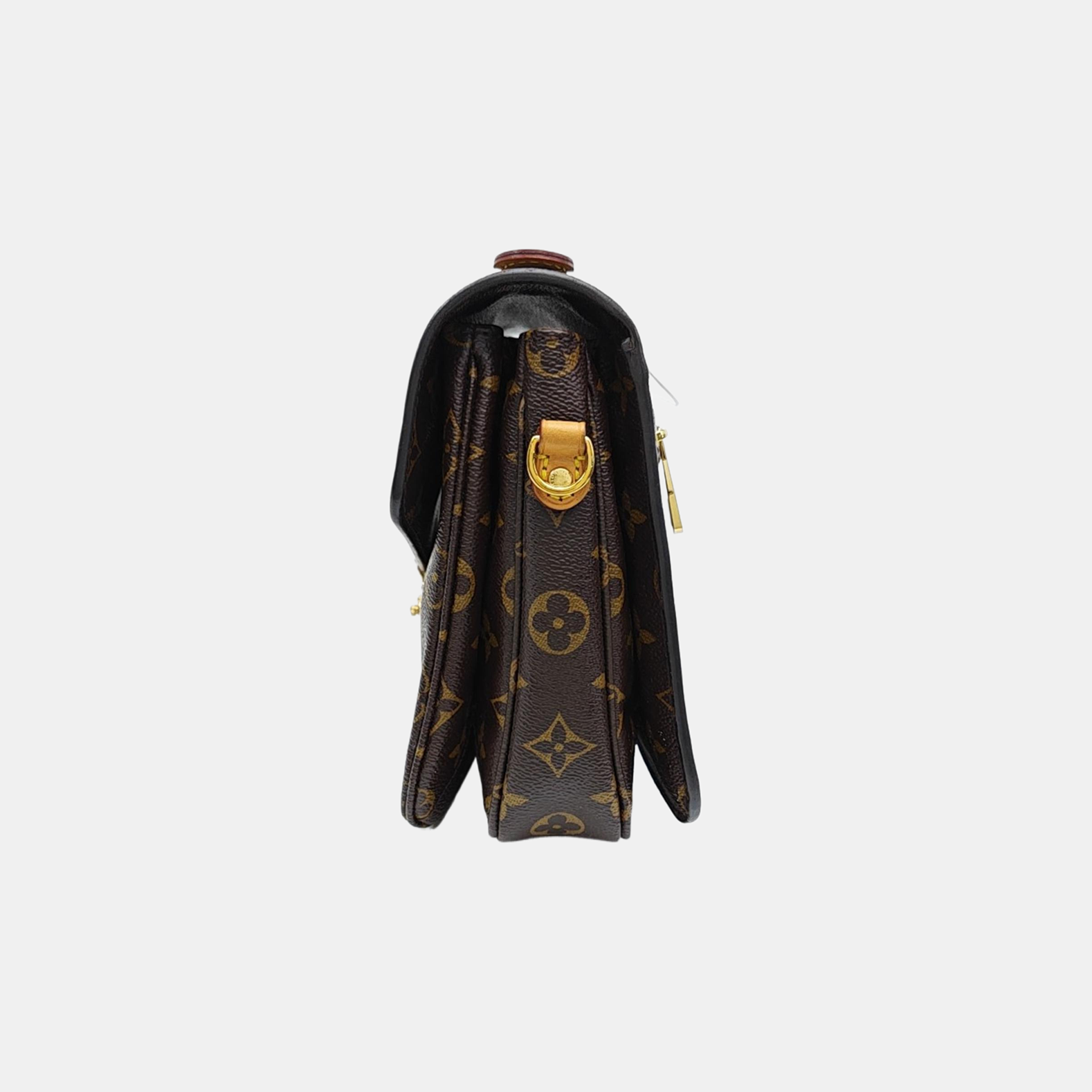MÉTIS MM Monogram Coated Canvas Brown