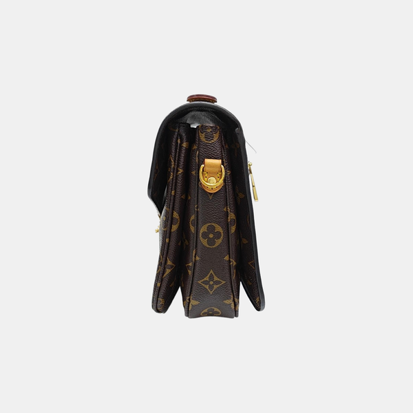 MÉTIS MM Monogram Coated Canvas Brown