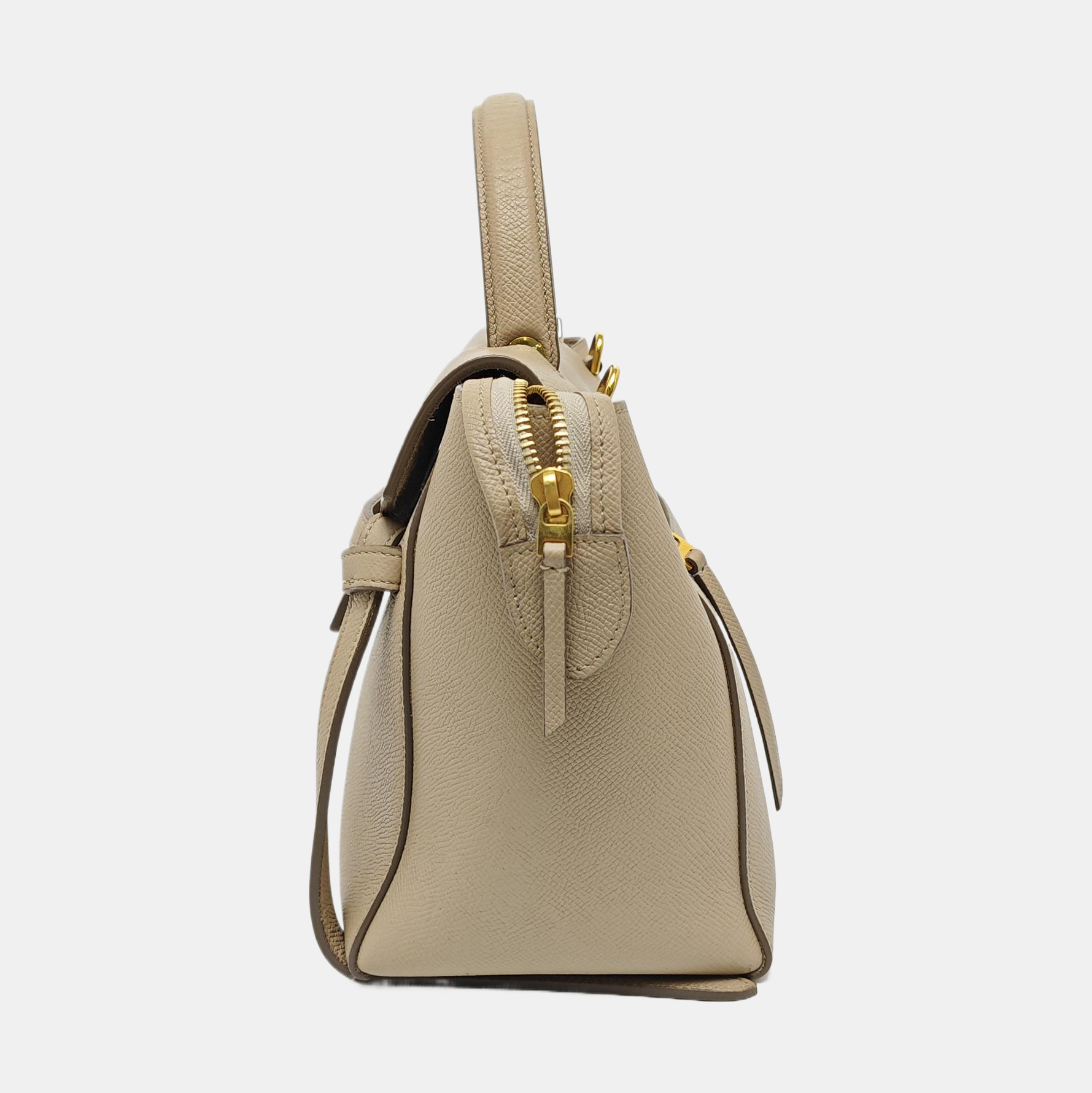 BELT Micro Calfskin Beige