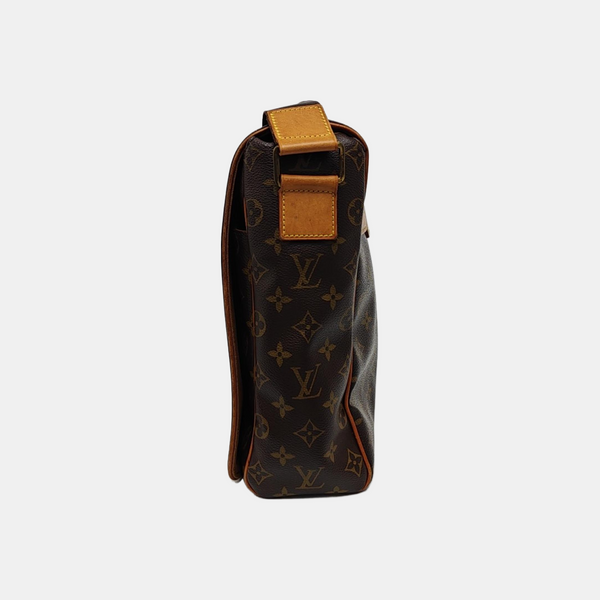 VALMY Monogram Coated Canvas Brown