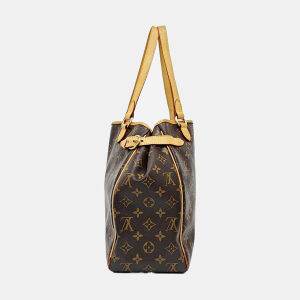 BATIGNOLLES MM Monogram Coated Canvas Brown
