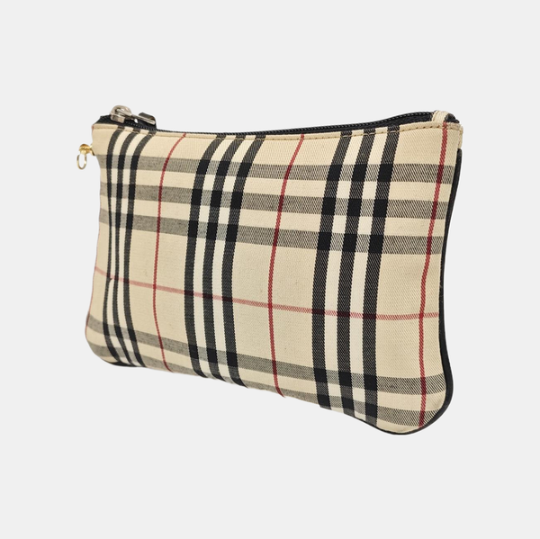 Canvas Clutch Beige