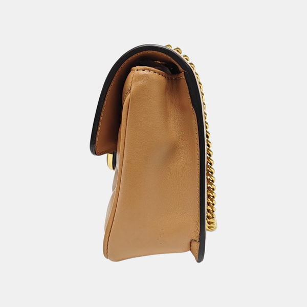 Interlocking G Mini Quilted Calfskin Brown