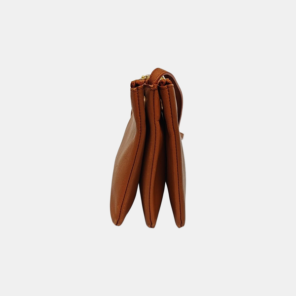 TRIO Small Calfskin Brown