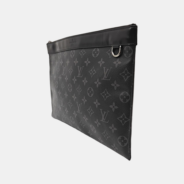 DISCOVERY Monogram Coated Canvas Gray