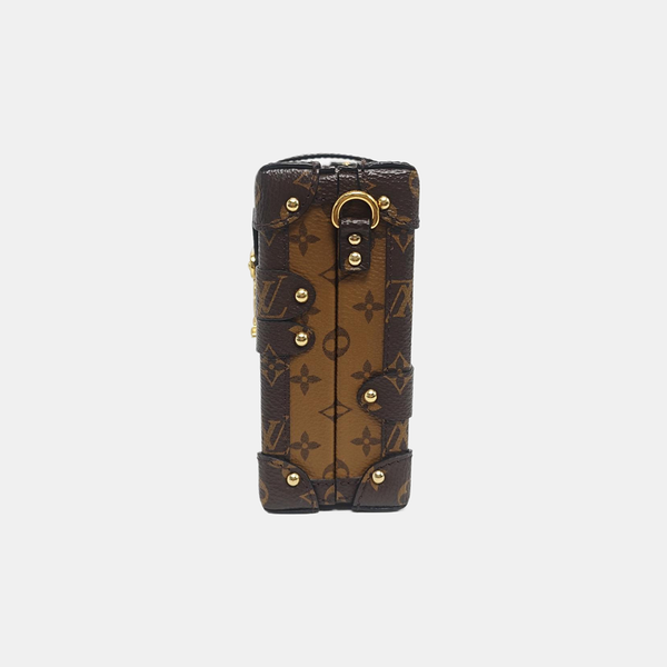 PETITE MALLE Monogram Coated Canvas Brown