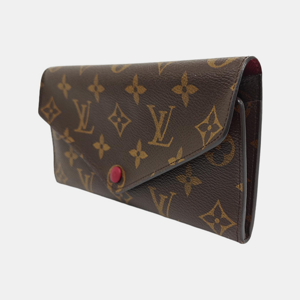 JOSÉPHINE Monogram Coated Canvas Brown Wallet