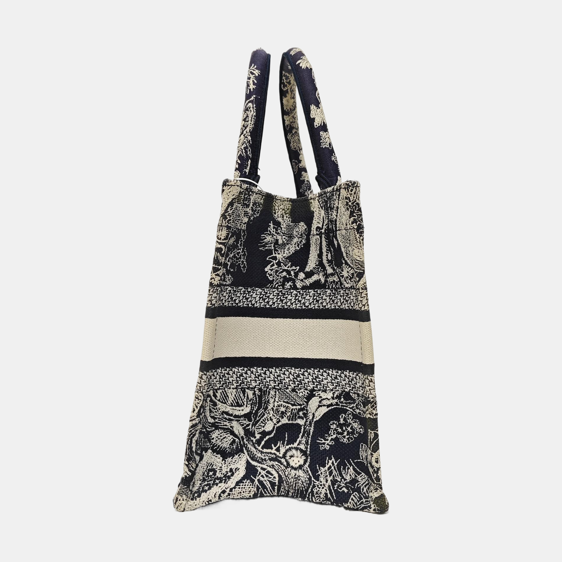 Book Tote Small Canvas Blue