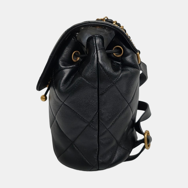 Quilted Lambskin Black