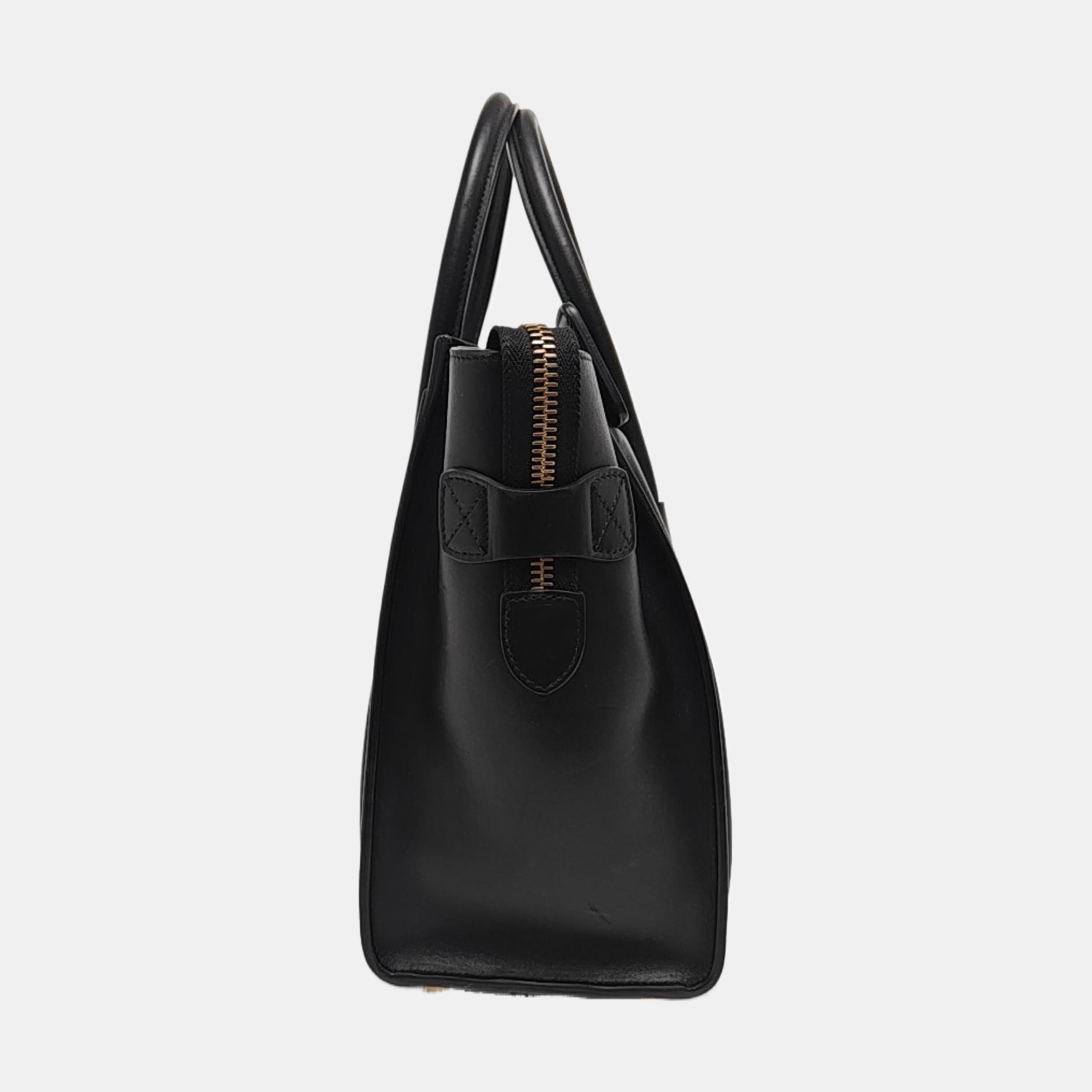 LUGGAGE Micro Calfskin White