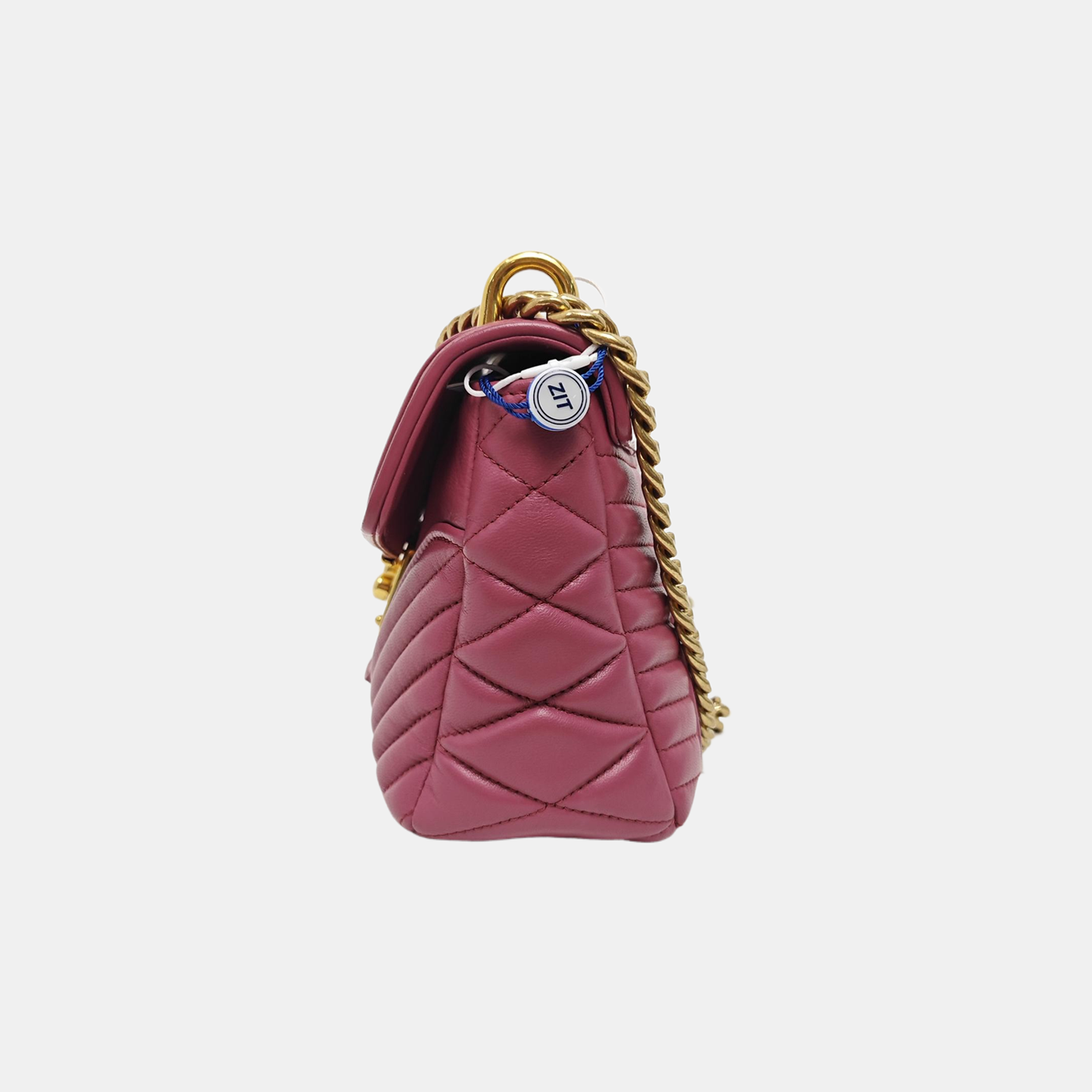 Quilted Lambskin Shoulder Bag Pink