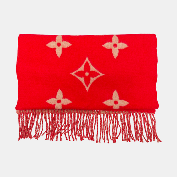 Cashmere Scarf Red