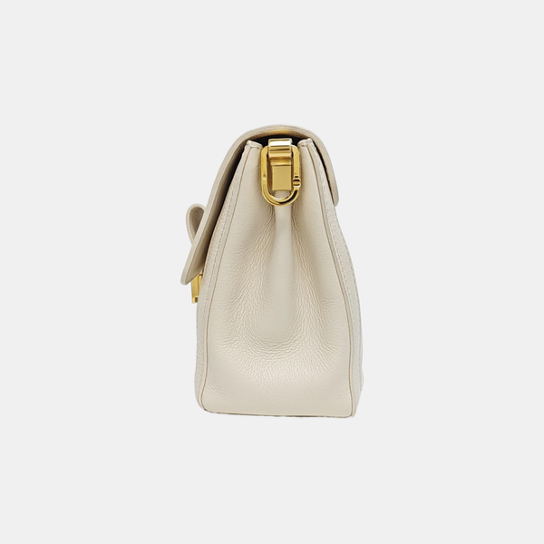 DAUPHINE MM Calfskin White