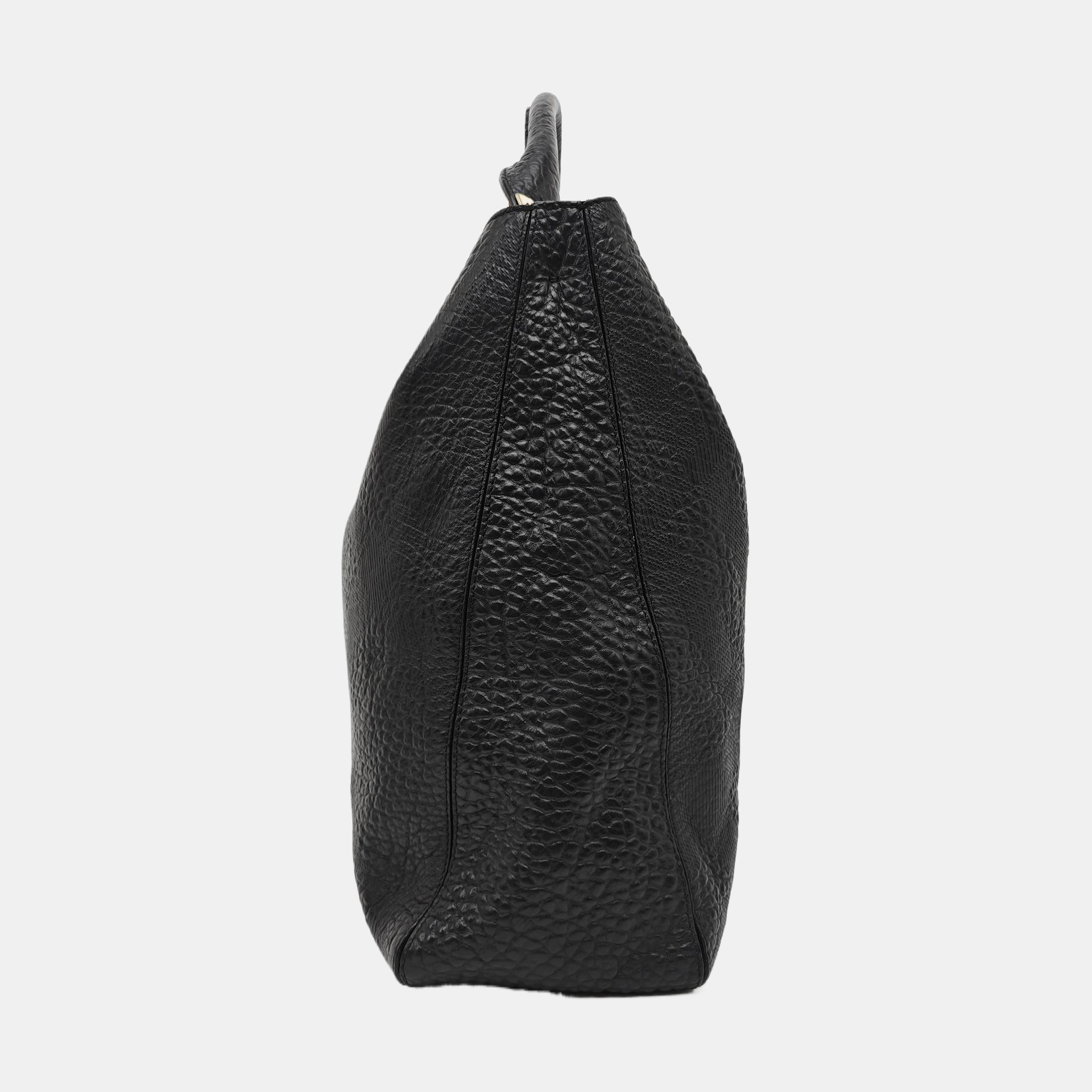 Calfskin Bucket Bag Black