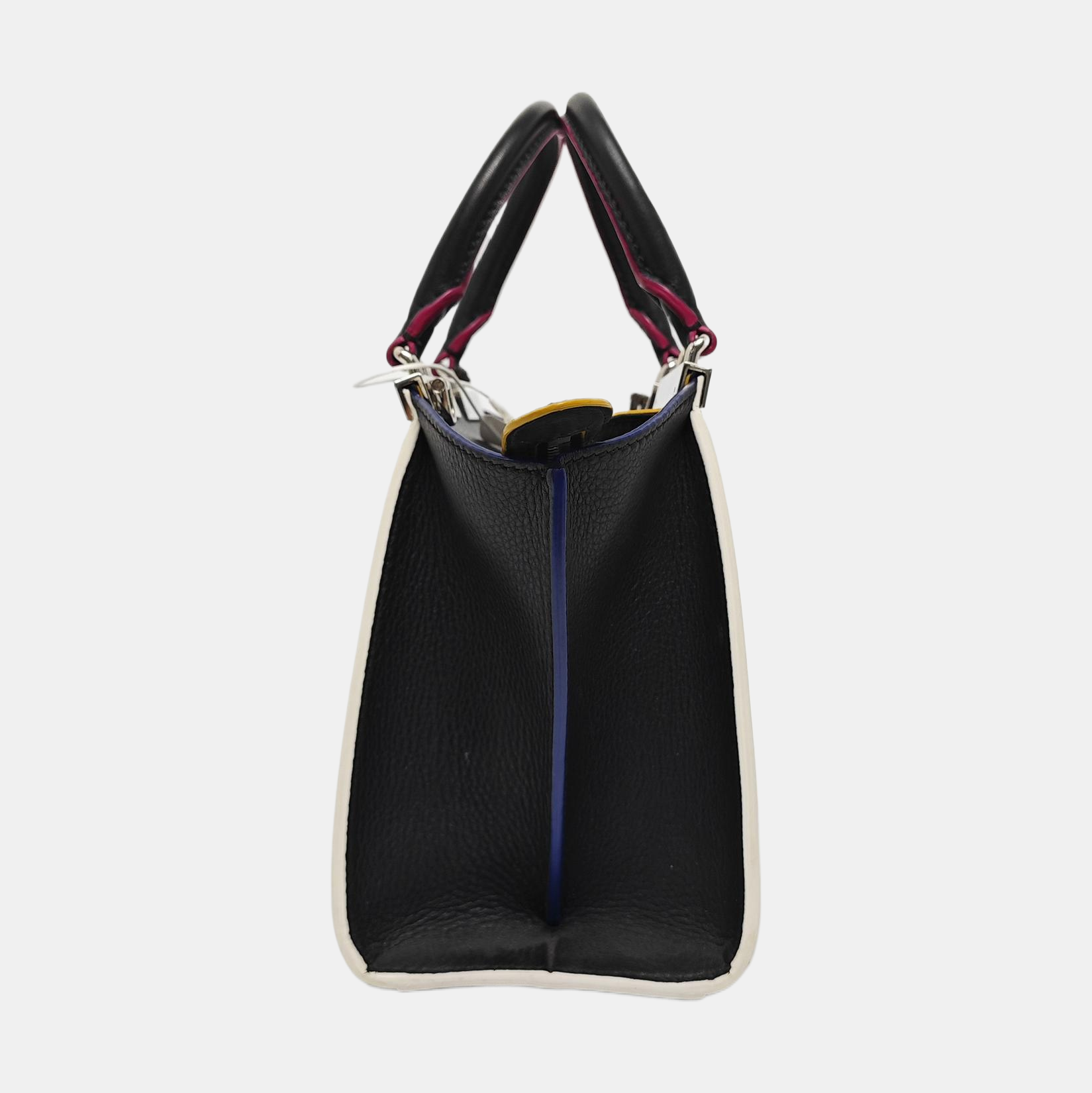 Authenticated pre-owned  3Jours Calfskin Black - Top Handle Bag at Looply