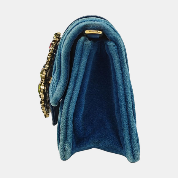 My Miu Mini Velvet Blue