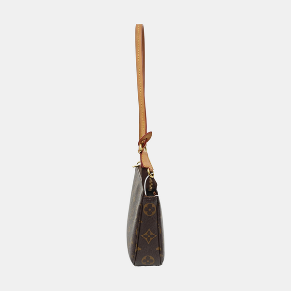 POCHETTE ACCESSOIRES GM Monogram Coated Canvas Brown