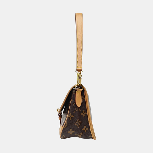 DIANE Monogram Coated Canvas Brown