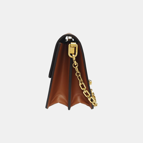 DAUPHINE MM Monogram Coated Canvas Brown