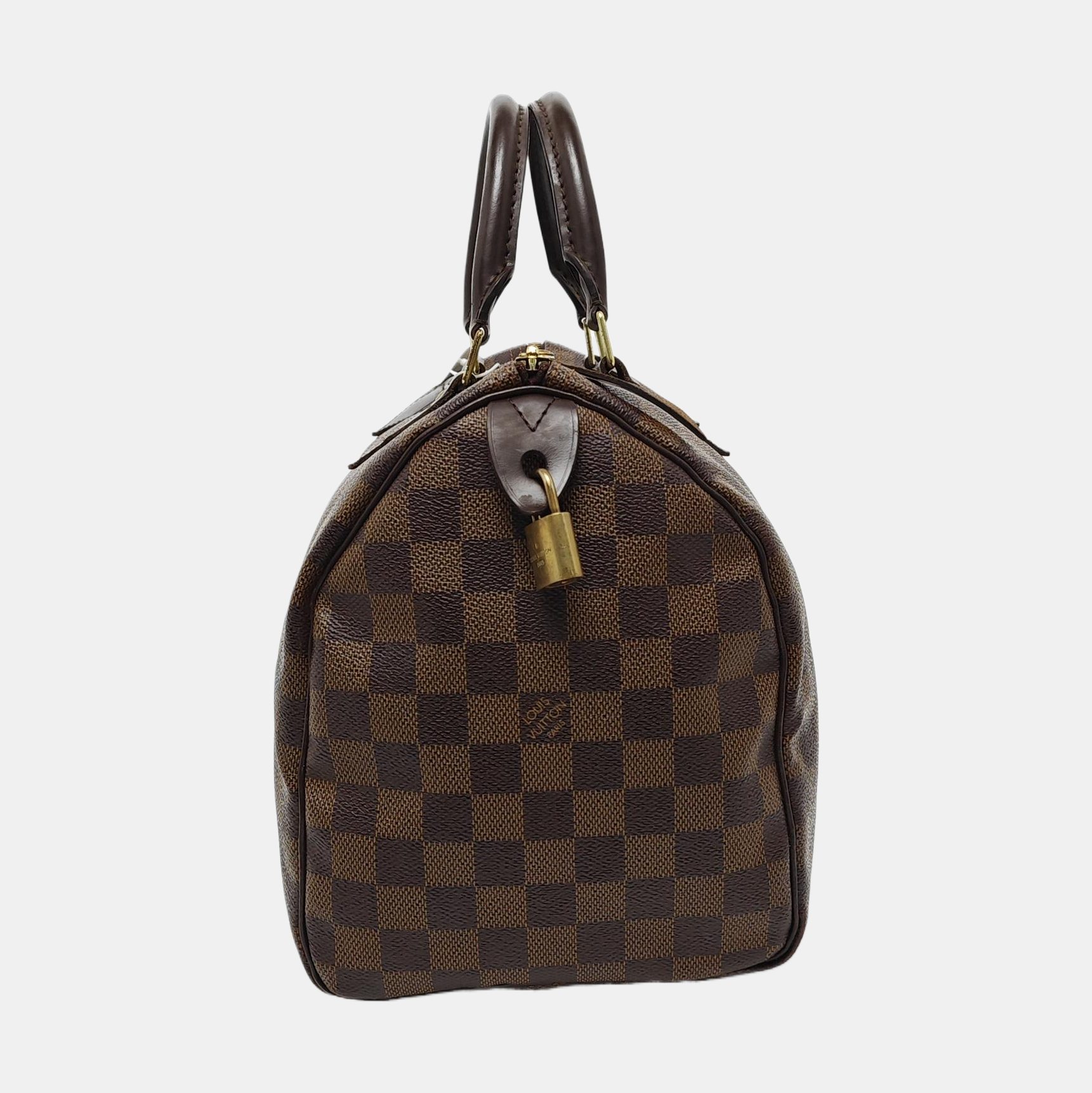 SPEEDY 30 Damier Ebene Coated Canvas Brown
