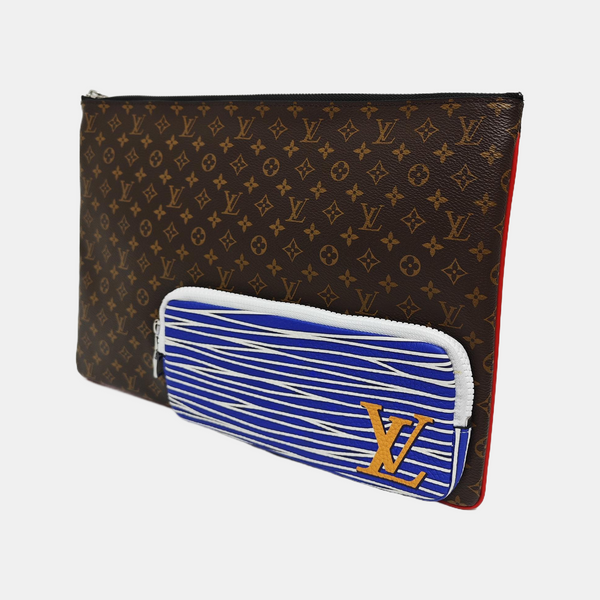 MULTIPOCKET Monogram Coated Canvas Brown