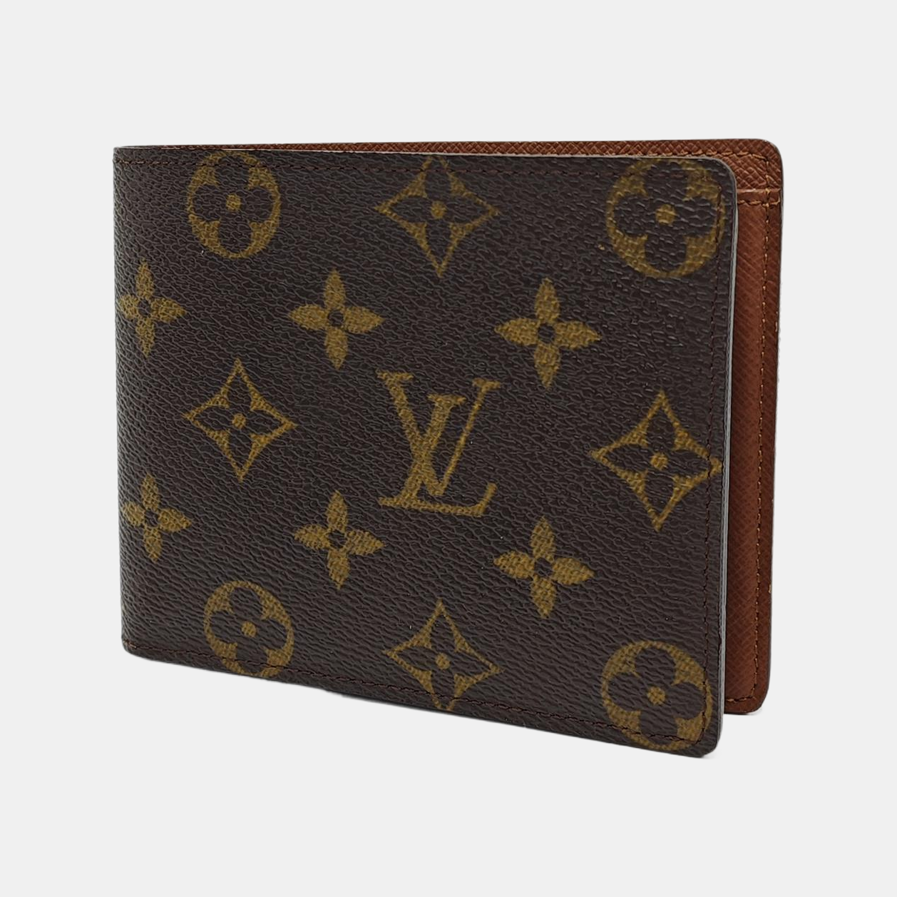MULTIPLE Monogram Coated Canvas Brown Wallet