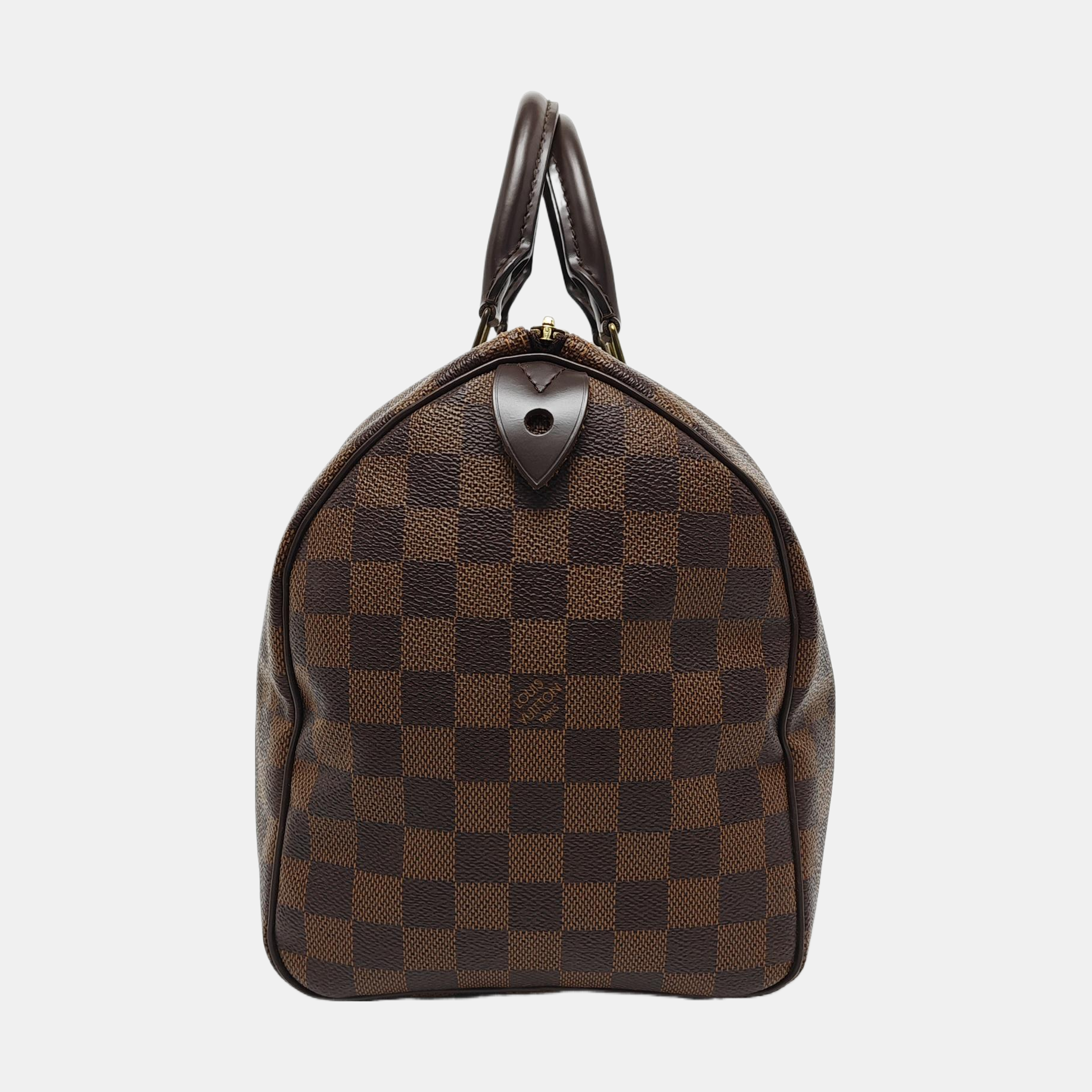 Authenticated pre-owned  SPEEDY 30 Coated Canvas Brown - Top Handle Bag at Looply