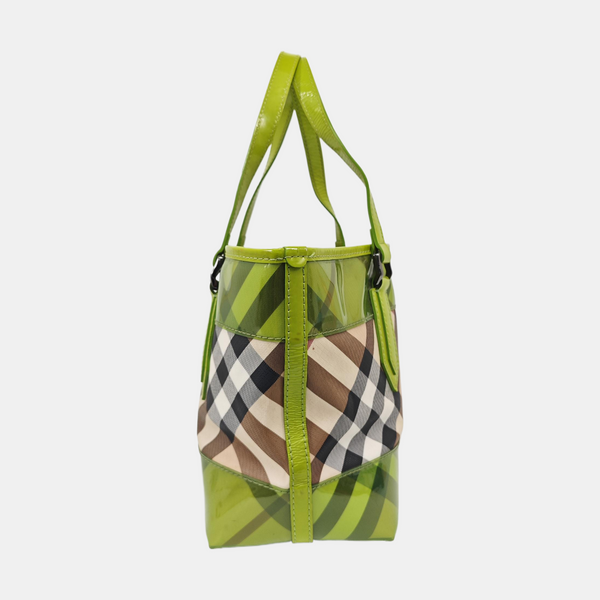 Coated Canvas Tote Bag Medium Multicolor