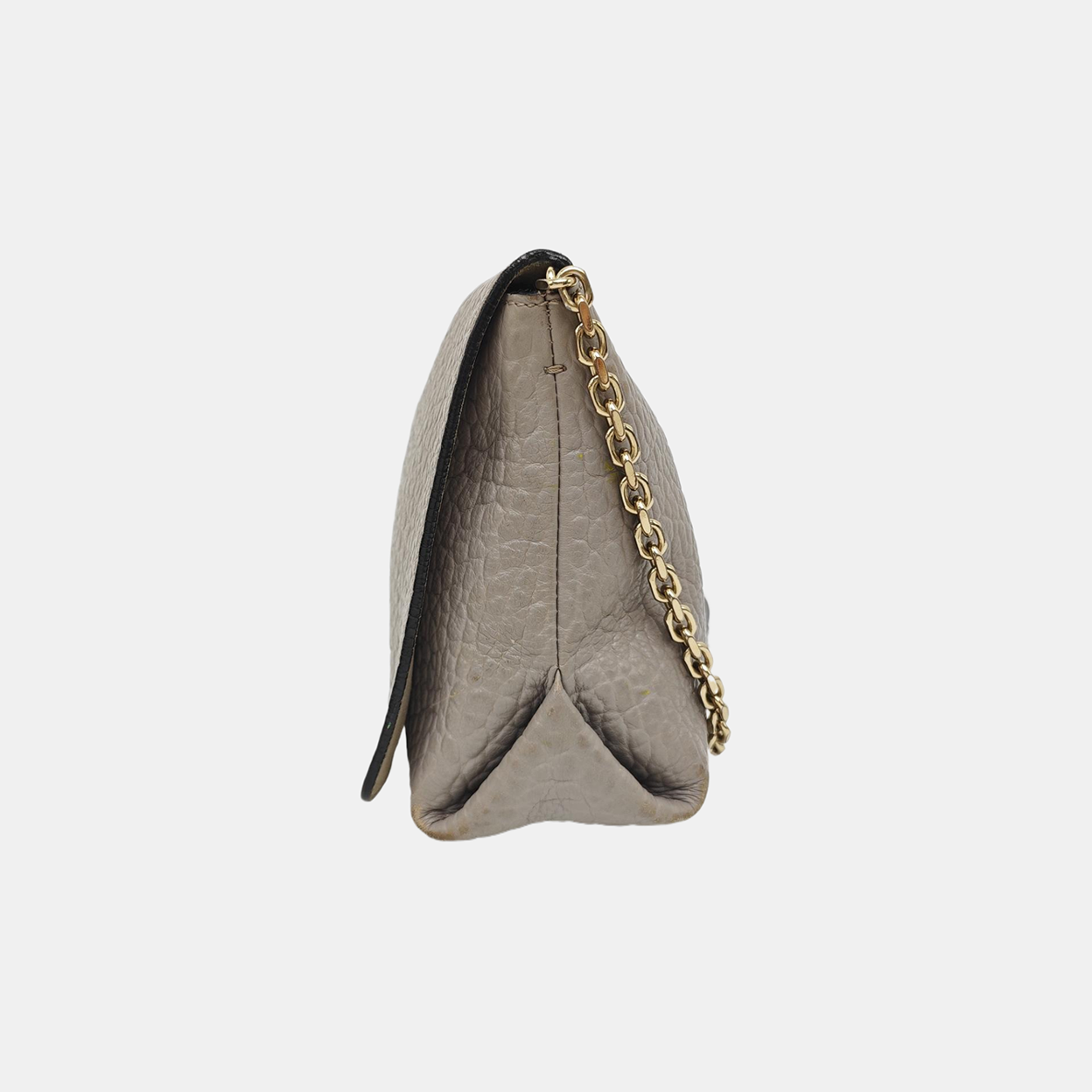 Calfskin Shoulder Bag Gray