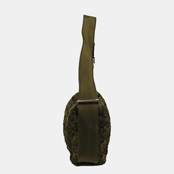 Fabric Shoulder Bag Green
