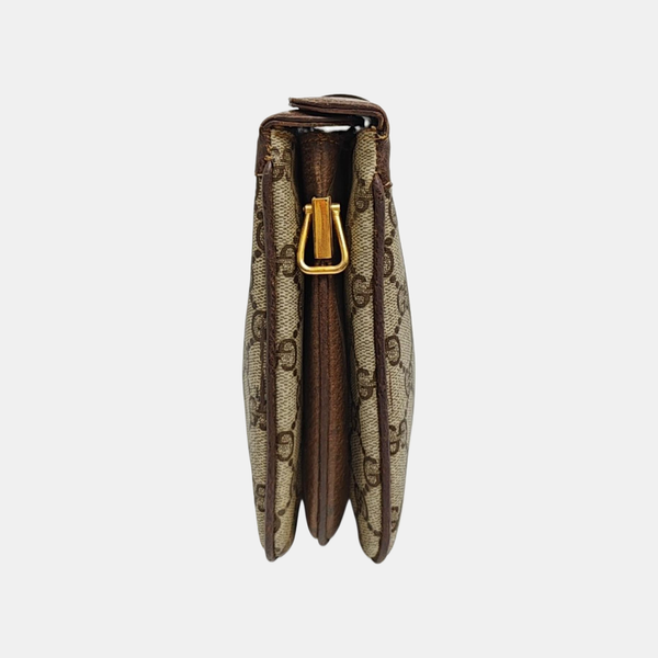 Monogram Coated Canvas Shoulder Bag Beige