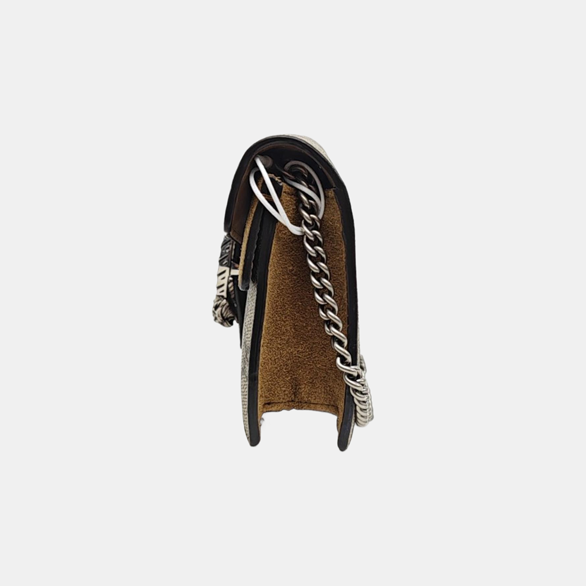 Dionysus Super Mini Monogram Coated Canvas Beige