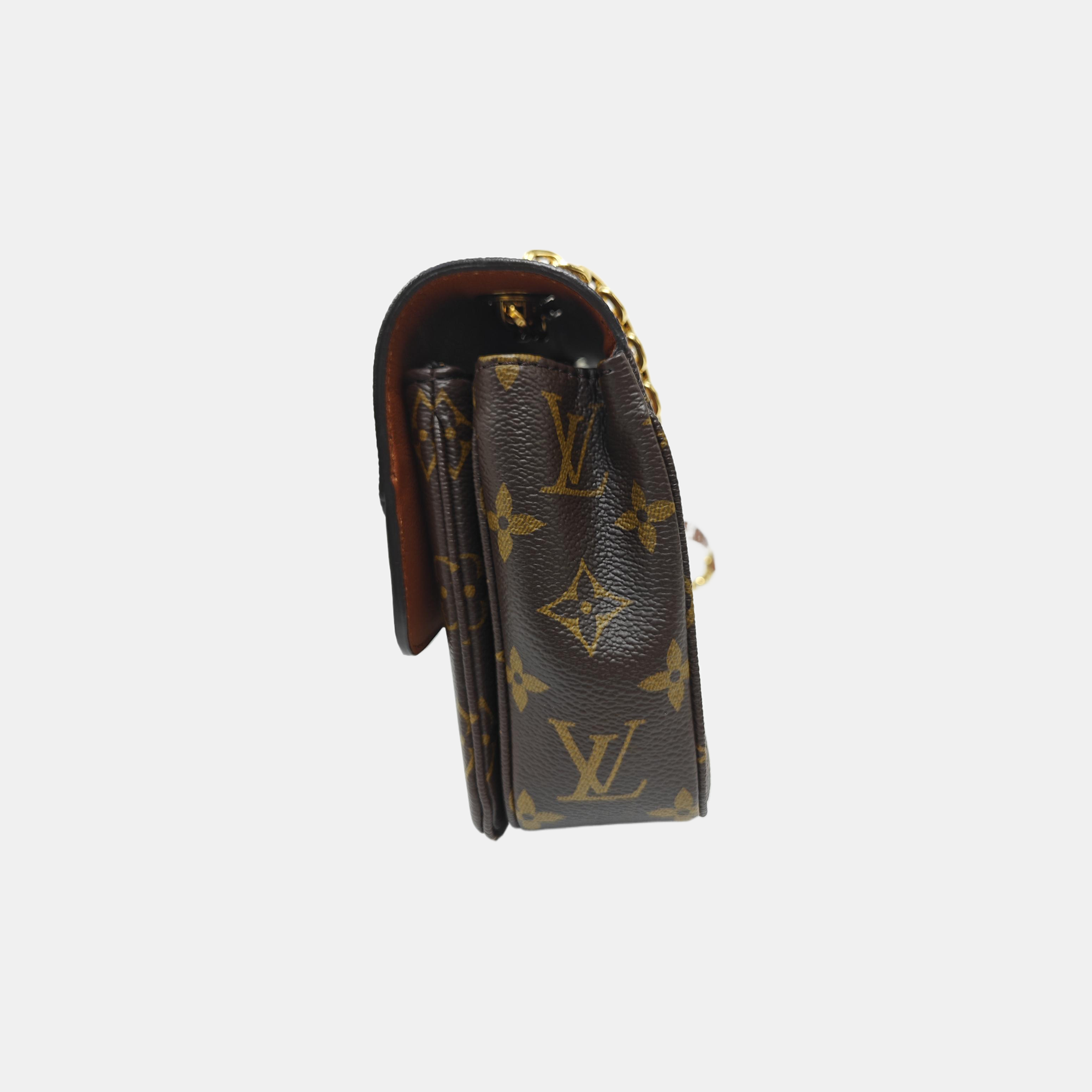 MARCEAU Monogram Coated Canvas Brown