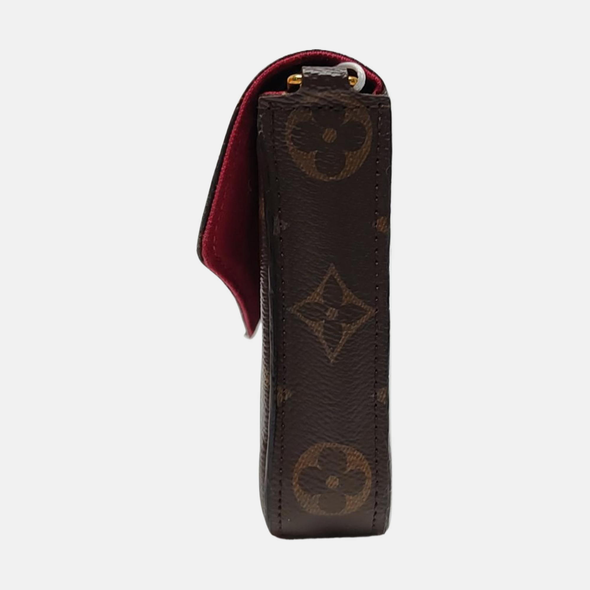 Authenticated pre-owned  FÉLICIE Monogram Coated Canvas Brown - Shoulder Bag at Looply