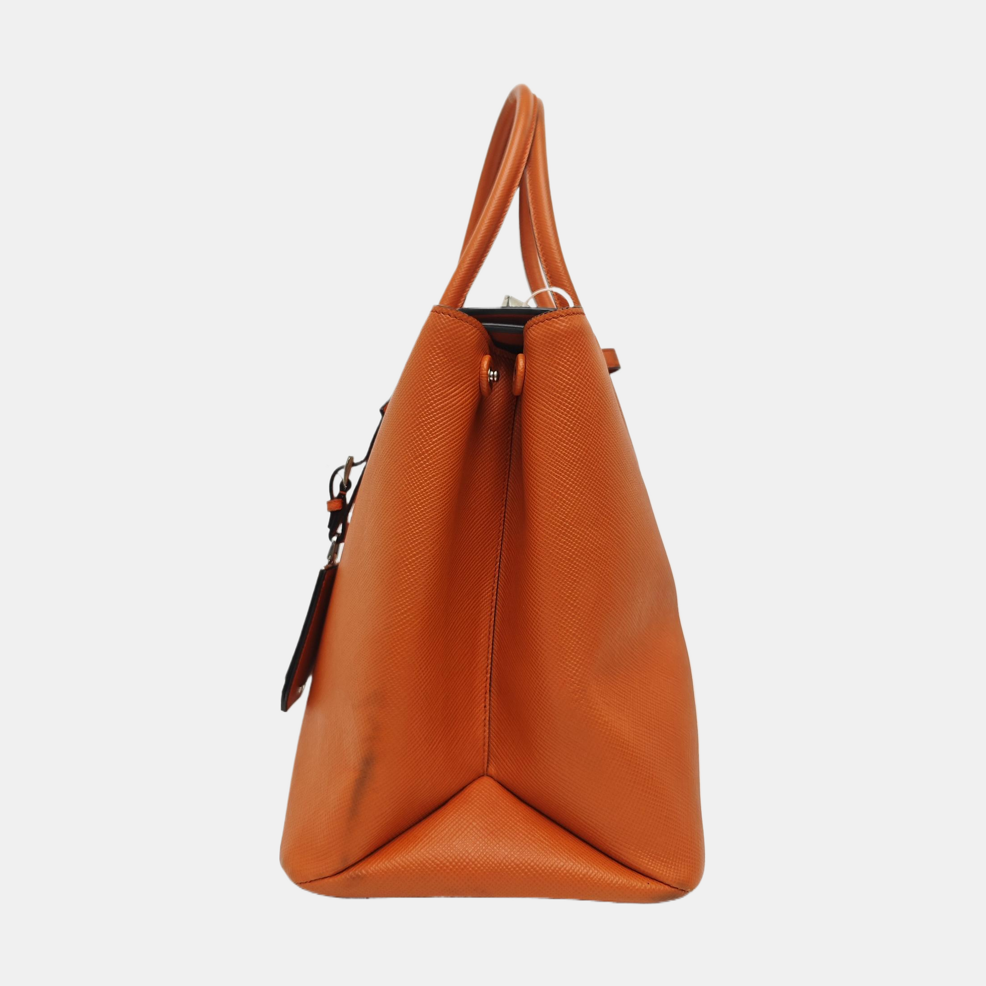 Twin Saffiano Calfskin Orange