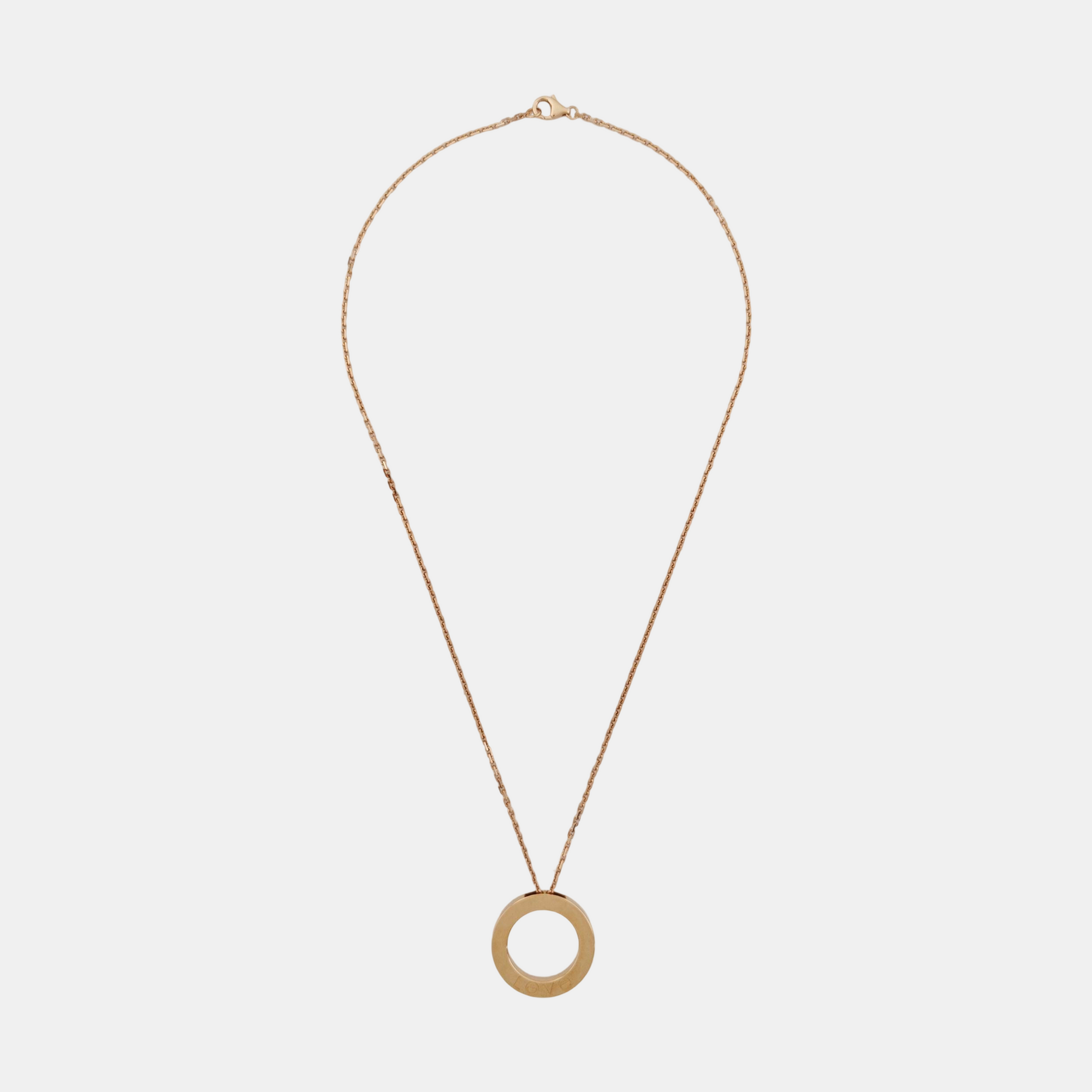 LOVE 18k Rose Gold Necklace