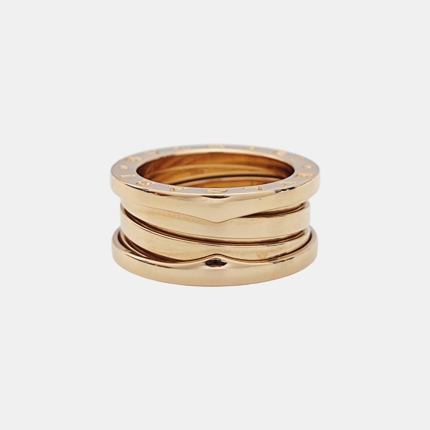 B.ZERO1 18k Rose Gold Ring EU 49