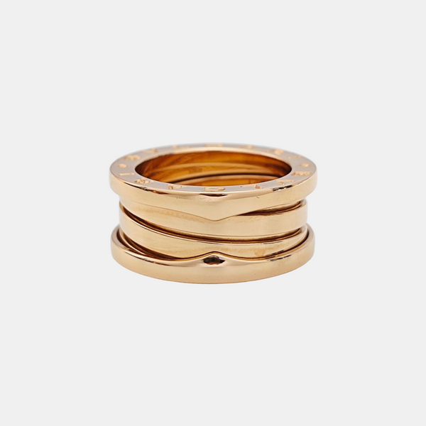 B.ZERO1 18k Rose Gold Ring EU 49