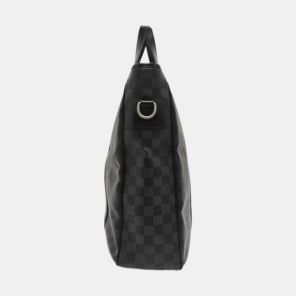 TADAO MM Damier Graphite Coated Canvas Gray