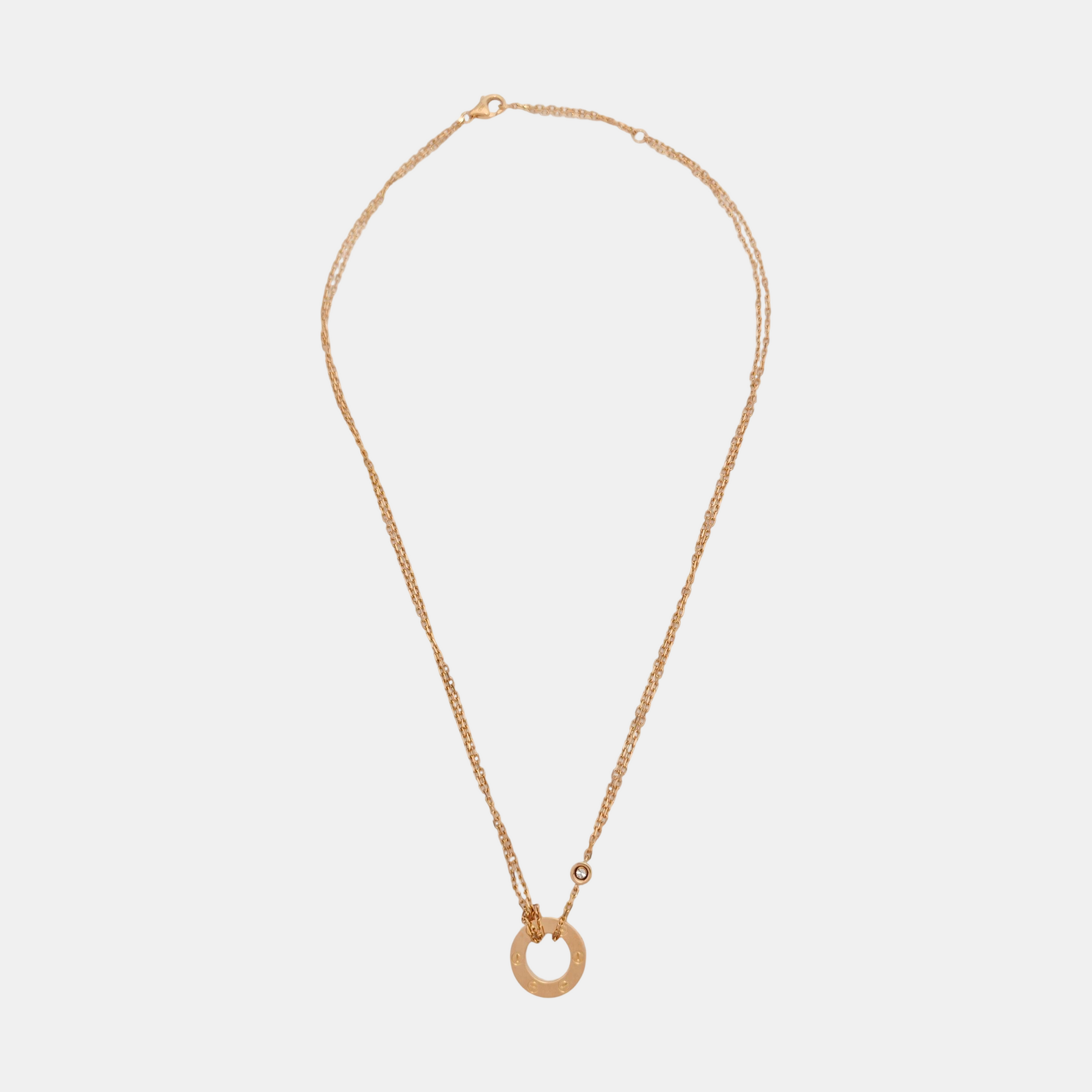LOVE 18k Rose Gold Necklace