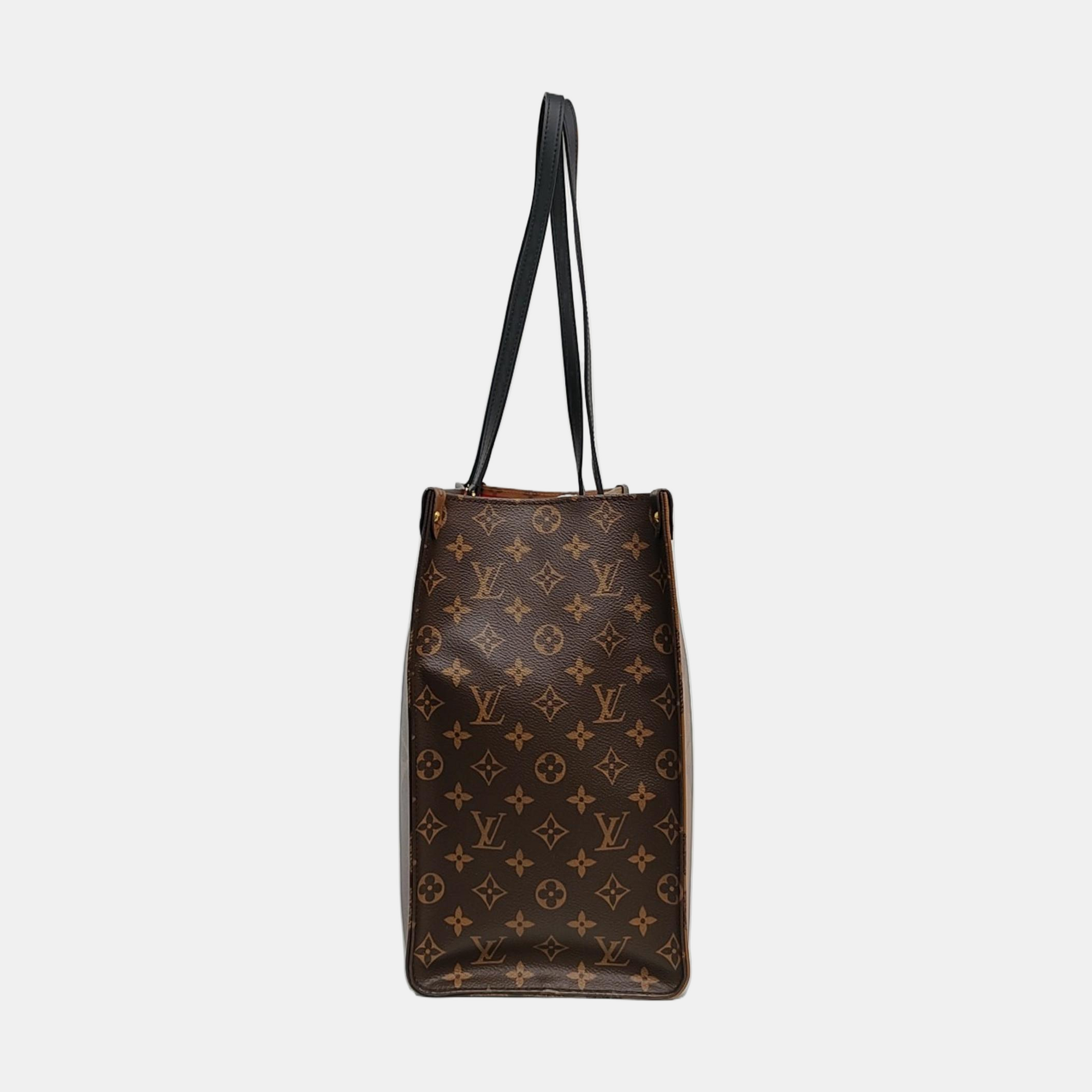 ONTHEGO GM Monogram Coated Canvas Brown