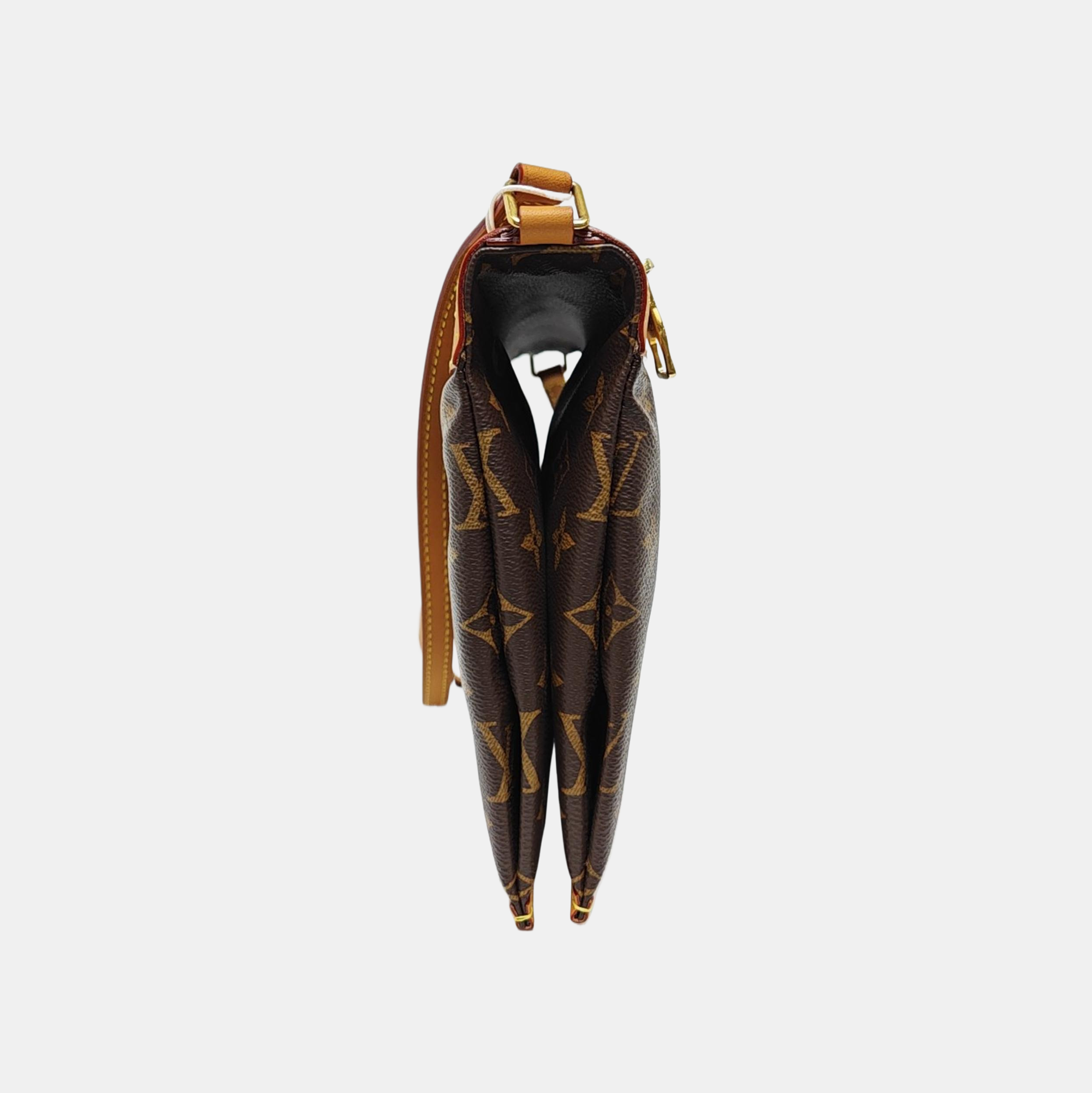 SAUMUR PM Monogram Coated Canvas Brown