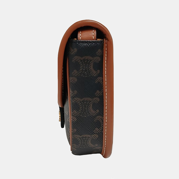 BESACE Mini Coated Canvas Brown