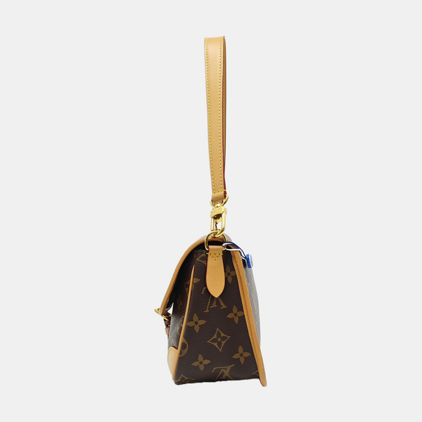 DIANE Monogram Coated Canvas Brown