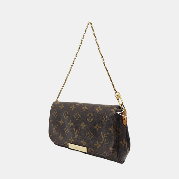 FAVORITE PM Monogram Coated Canvas Brown